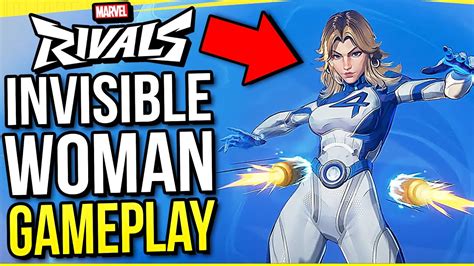 INVISIBLE WOMAN FIRST GAMEPLAY In Marvel Rivals! She is INSANE! - YouTube