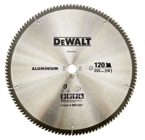 DW03265-IN 14" (355mm) Dewalt Aluminium Cutting Blade : Amazon.in ...