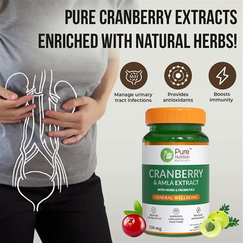 Pure Nutrition: Cranberry Capsules - 60 Capsules