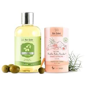 Buy Nat Habit 100% Pure Baby Oil Enriched With Vit E, Omega, Non ...