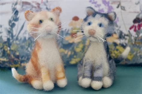 Needle Felting Cat Tutorial 的图像结果