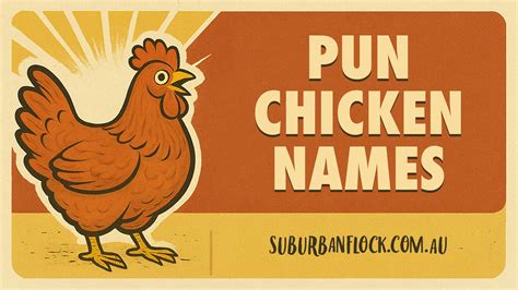 Pun Chicken Names - Suburban Flock