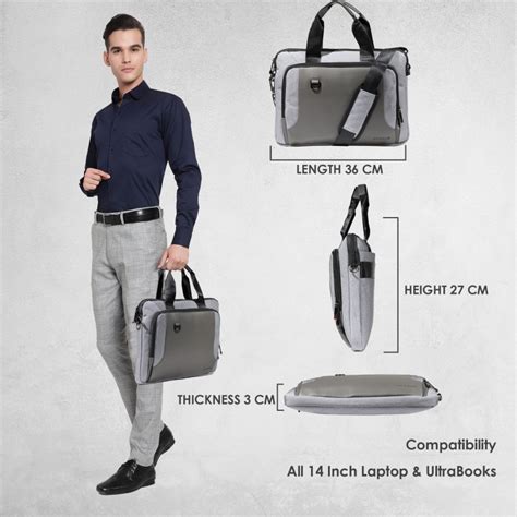 Probus Classic Slim Messenger Bag for Macbook, Laptop, Notebook