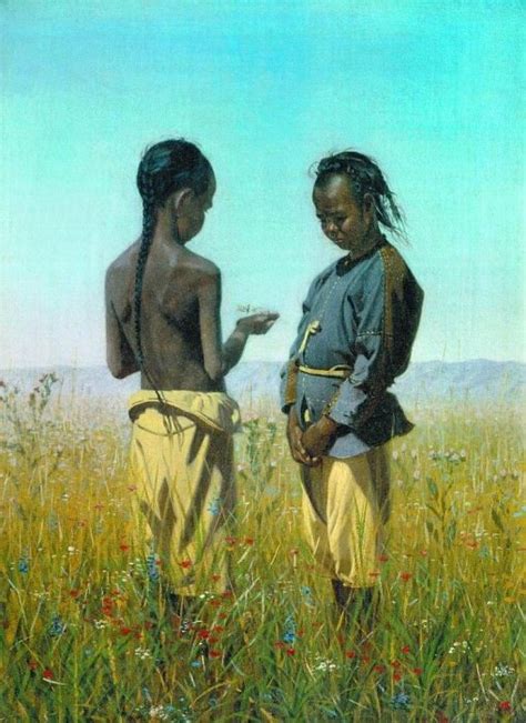 Дети племени солонов. 1869-1870 (картина) — Василий Васильевич Верещагин