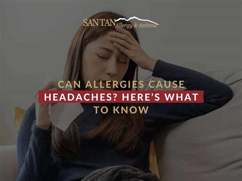 Can Seasonal Allergies Cause Headaches And Dizziness at Ben Vincent blog