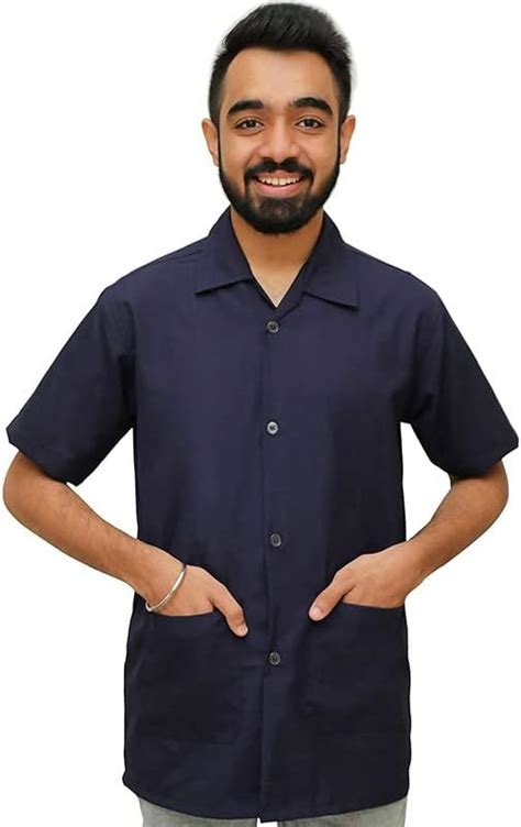 SUBA Polyester Blend Fabric Half Sleeves Professional Lab Coat/Apron ...