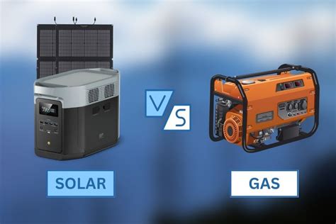 Image result for Solar Generator vs Fuel Generator