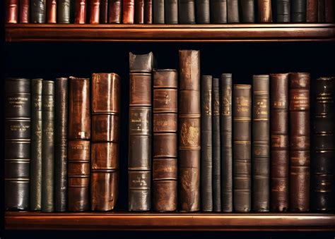 Old Antique Books Bookshelf Free Stock Photo - Public Domain Pictures