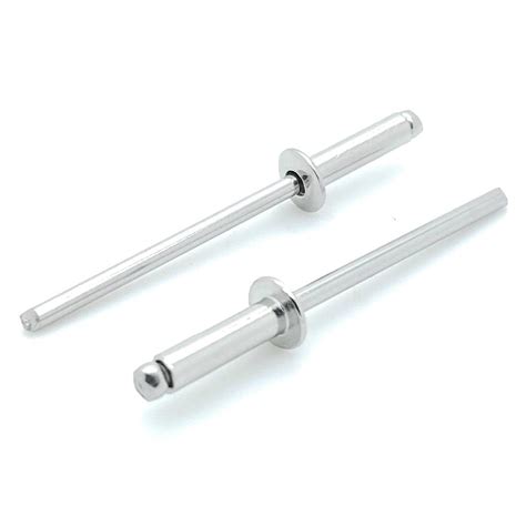 BCP Fasteners 100 Qty 304 Stainless Steel Blind Rivets (#4-5) 1/8 ...