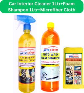 Auto Expert Auto Wash Foam Shampoo Car Seats Dashboard Door-Side Vinyl ...