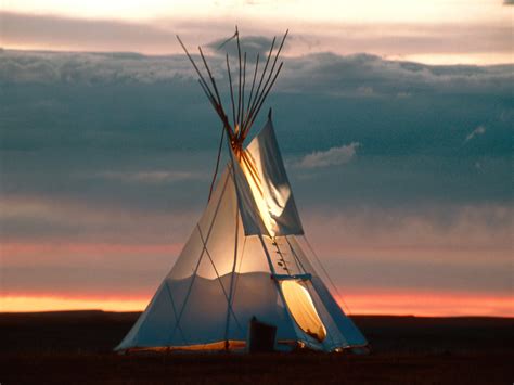 Download HDR Tent Cloud Native American Man Made Tipi HD Wallpaper
