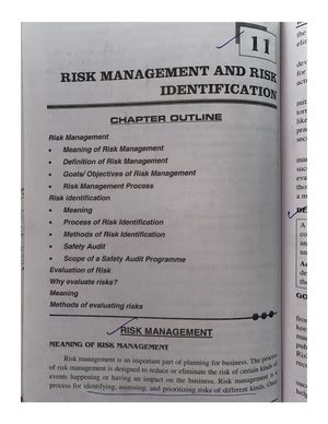 Evolution of risk - Insurance notes - insurance and risk management ...