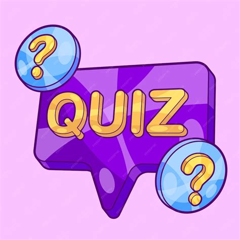 Quiz sign with question mark vector illustration | Premium Vector