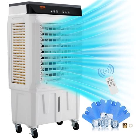 VEVOR Evaporative Air Cooler,2100 CFM 13X34 inch Air Cooler,3 Speeds ...