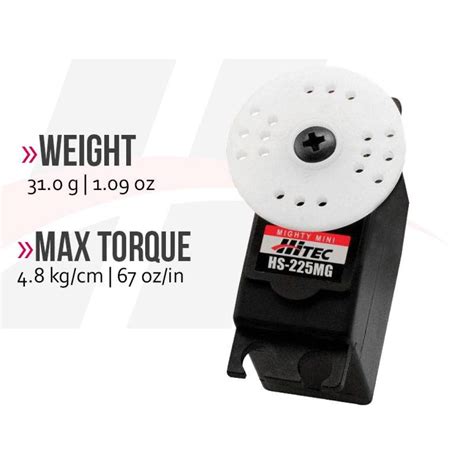 Hitec HS-225MG Metal Gear Mighty Mini Servo