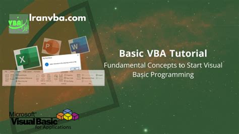 Visual Basic for Applications VBA Tutorial 的图像结果