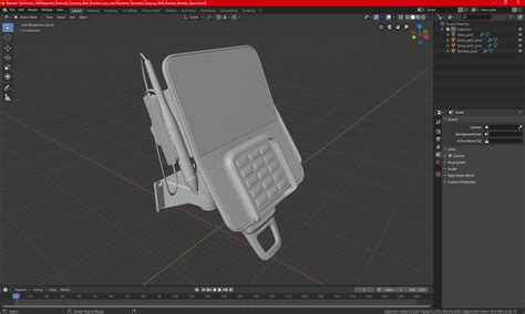3D Payment Terminal Carrying Wall Bracket model | 3D Molier International