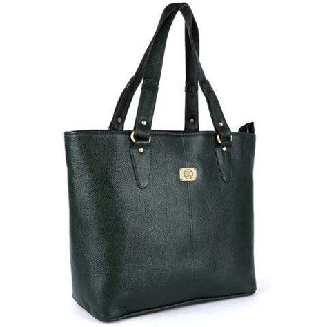 Genuine Leather Brown Women's Tote Handbag