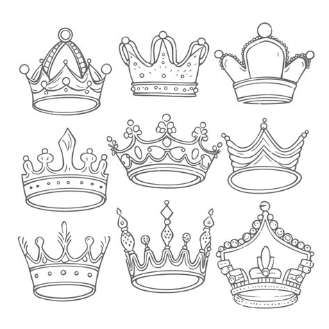 Queen Crowns Drawing