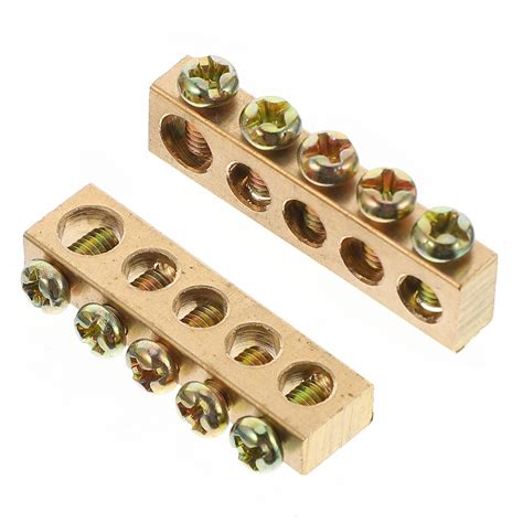Buy SOLUSTRE 4 Pcs 12 Hole Terminal Copper Terminal Connected To Zero ...
