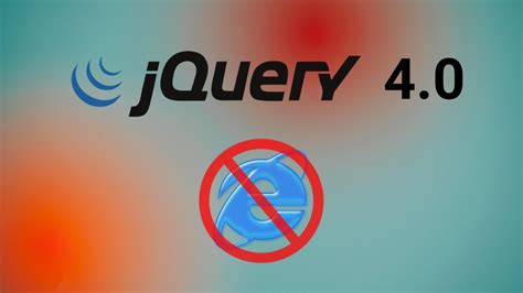 jQuery v4.0 est disponible (adieu IE ou presque) - YouTube