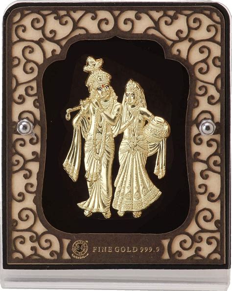 Buy Aarya 24kt Gold Plated Radha Krishna Table Top Online at Low Prices ...