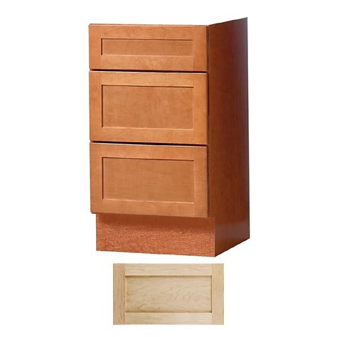 Insignia Crest 15-in W x 33.5-in H x 21-in D Natural Maple 3-Drawer ...