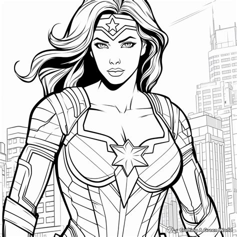 Superhero Coloring Pages - Free & Printable! - Worksheets Library