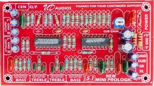 High Tech 5.1 Mini Prologic Board. Stereo Audio Input and 5.1 Channel ...