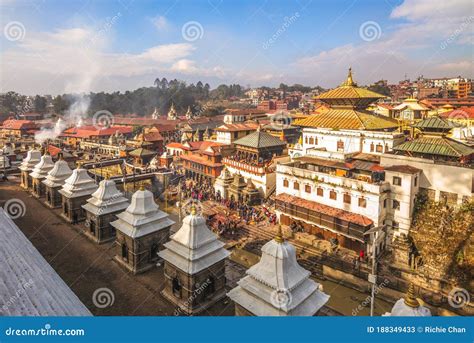 Pashupatinath Temple by Bagmati River, Kathmandu, Nepal Editorial Stock ...