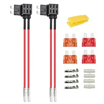 Gebildet 2pcs 12V 24V Standard Dual-Port Add-a-Circuit Fuse Tap, ATC ...