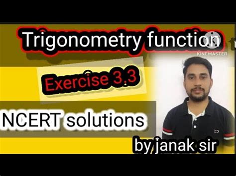 Image result for Trigonometry Function Exercise 3.2 Dinesh Sir