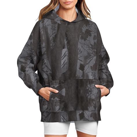 Customer reviews for JULMCOMO Teen Girls Camo Hoodies Oversized Maple ...