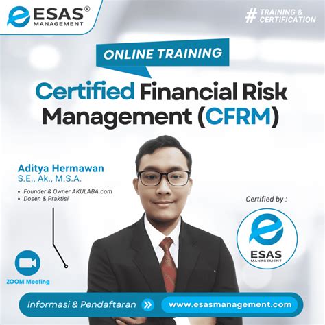 Financial Risk Management – Certified Financial Risk Management (CFRM) | Esas Management
