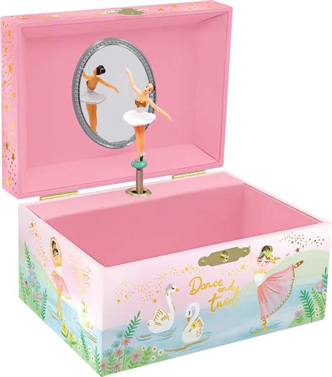 Musical Ballerina Jewelry Box for Girls - Kids Music Box with Spinning ...