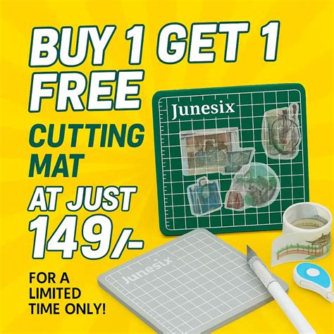 (Buy 1 Get 1 Free ) Cute Miniature Model Cutting mat l Pack of 1 l 6 c ...