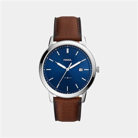 Male Blue Analog Leather Solar Watch FS5839 – Just-in-time webstore