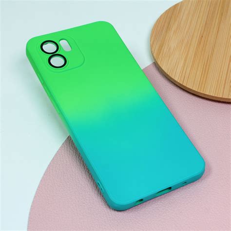 Maska(futrola) Rainbow Spring za Xiaomi Redmi A1/A2 zeleno svetlo plava ...