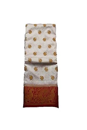 arars Women's Kanchipuram Kanjivaram Pattu style balaton butta silk ...