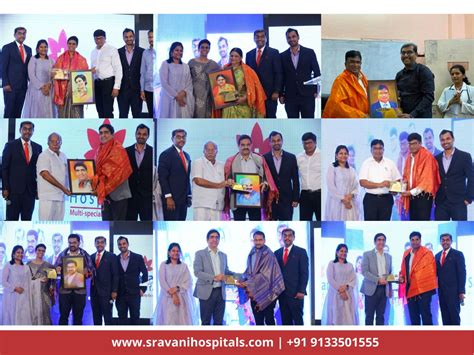 Sravani Hospitals, Madhapur, launched its website and honoured 53 ...