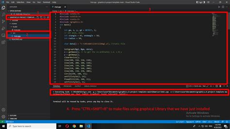 Image result for How to Use Graphics.h in vs Code
