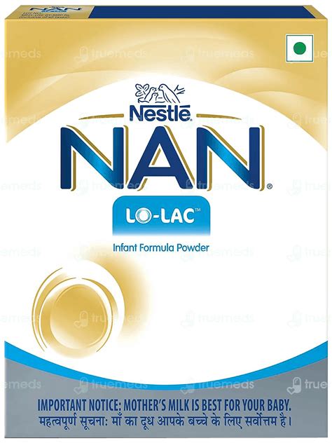 Nestle Nan Lo Lac Infant Formula Refill Powder 400 Gm - Uses, Side ...