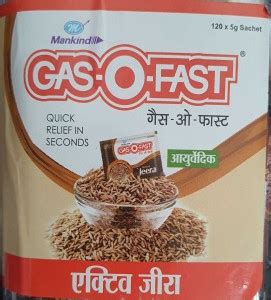 GasoFast -ACTIVE JEERA-120*5G SACHET ACTIVE JEERA Powder (600 g) JEERA ...