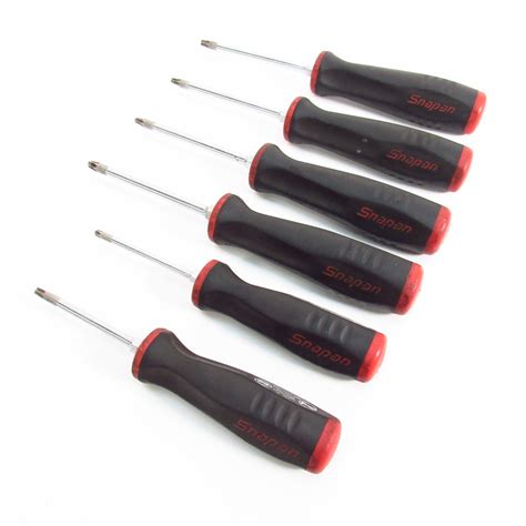 Snap-on Tools SGDTX/SGDTRX Series 6-Piece Torx Screwdriver Set - Red