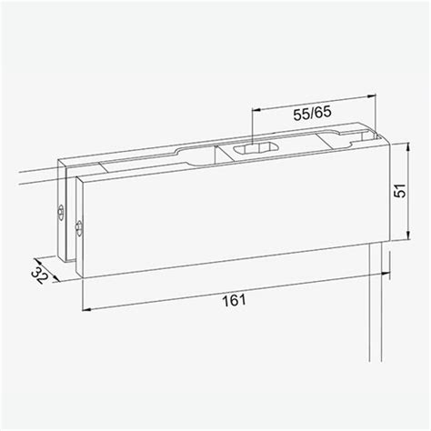 Bottom Patch CT 100 - Casal Glass and Aluminium Accessories Italy India