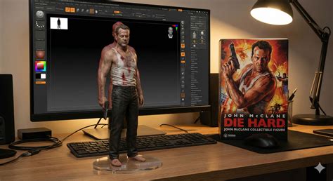 JOHN MCCLANE: The Unstoppable Detective! 🏢 Die Hard 3D Model・ STL File ...