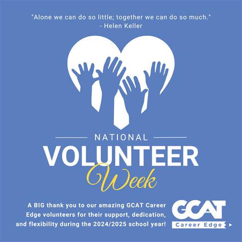 National Volunteer Week 2025 | GCAT