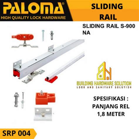 Jual PALOMA SRP 004 REL SLIDING ALUMINIUM PANJANG 1,8 METER PINTU GESER ...