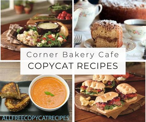 corner bakery copycat recipes