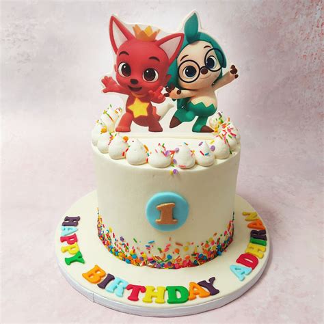 Hogi Cake | Pink Fong Cake | Pink Fong and Friends Cake – Liliyum ...